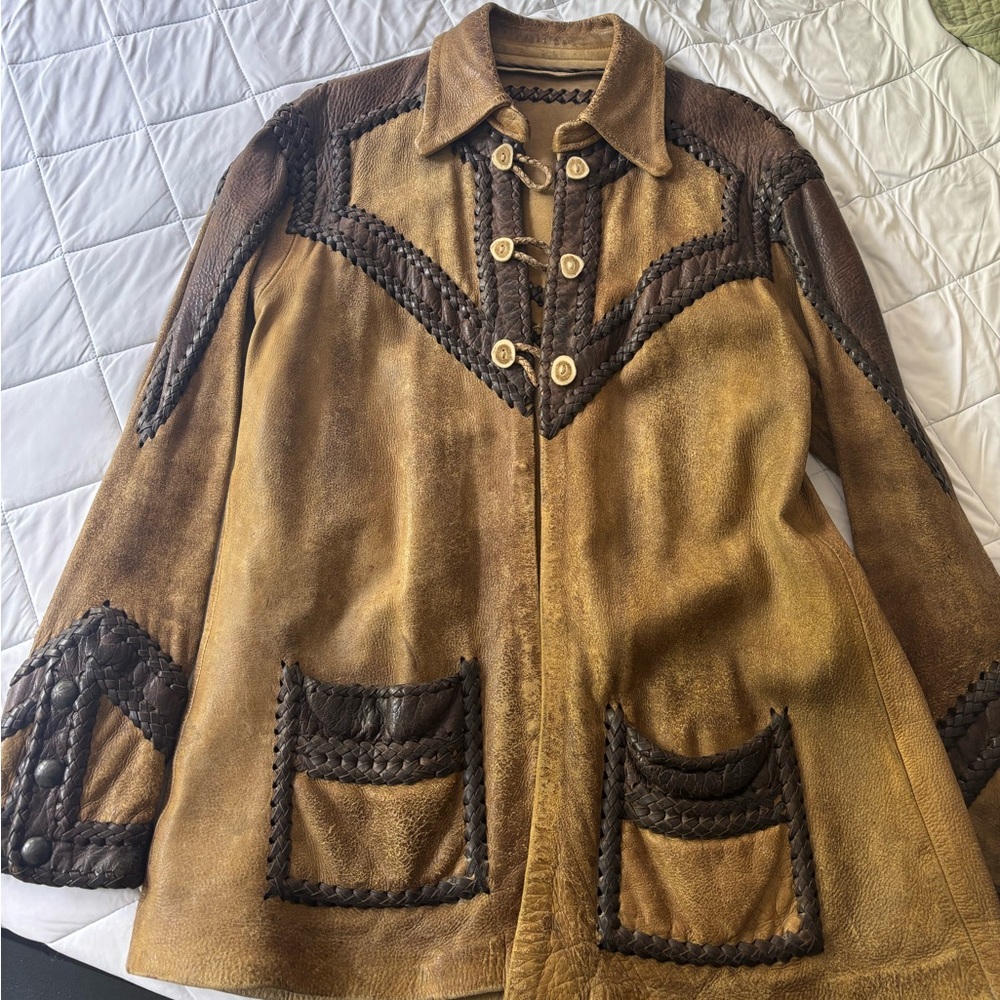 Brown Leather Women's Jacket